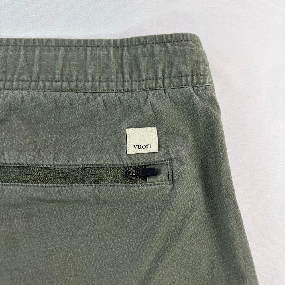 Vuori Olive Green Climber Pants with Drawstring Waist - Picture 4 of 9
